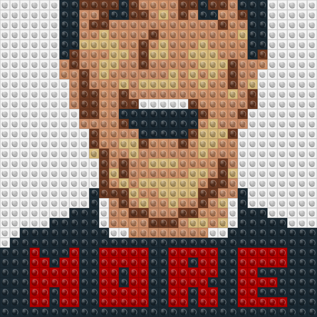 EGO — immaculate man brick mosaic wall art kit
