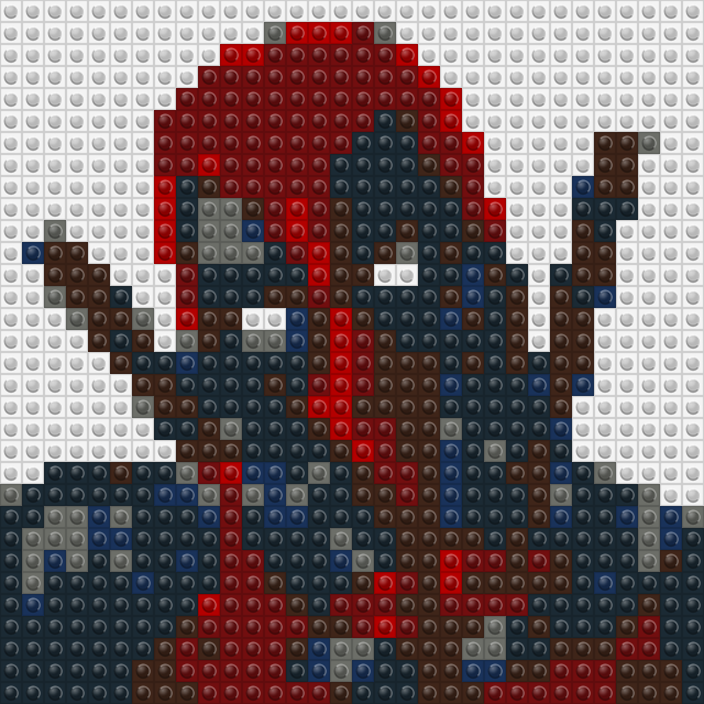 MERC — the mouth that never stops brick mosaic wall art kit