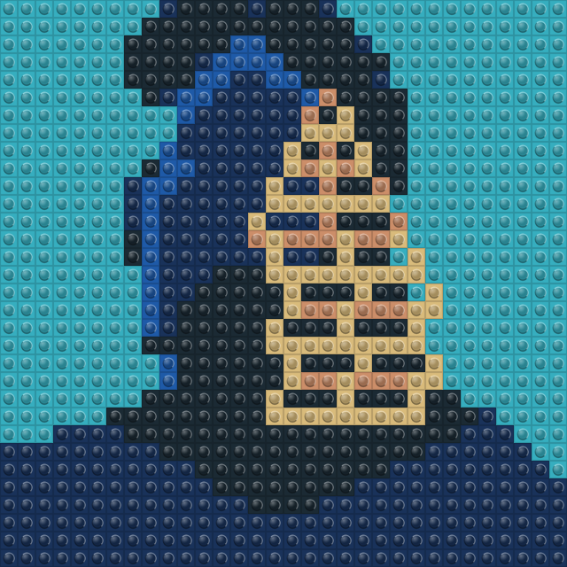 ODY — weary soldier brick mosaic wall art kit
