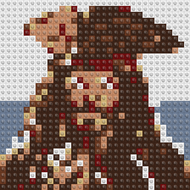 RUM — the captain who lost his ship brick mosaic wall art kit