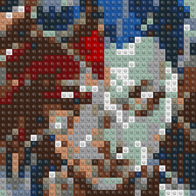 SISTERS — the two who stopped speaking brick mosaic wall art kit